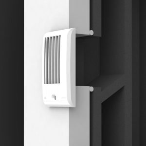 G2H1072 Вытяжное устройство, фиксированный расход воздуха 12-72 м³/ч, пиковый расход от пульта дистанционного управления (поставляется в комплекте), накладное соединение