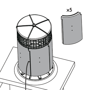 VBP070 Кожух теплозащитный для VBP ms/ VBP st