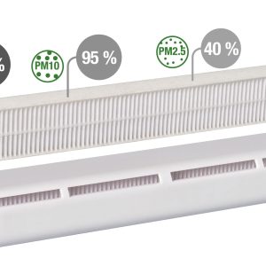 Aldes AirFILTER приточный оконный клапан с фильтром до 30 м³/ч