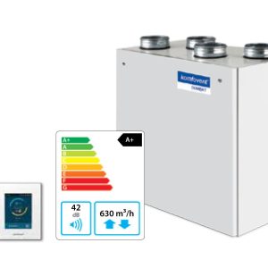 Komfovent OTD (Domekt) R-500-V-E Вертикальная приточно-вытяжная установка с автоматикой GTC, фильтр F7/M5