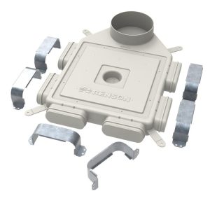 Easyflex D160 вертикальный 6-140x60 распределительная коробка на 6 овальных каналов 140х60 мм. (арт. 801106)