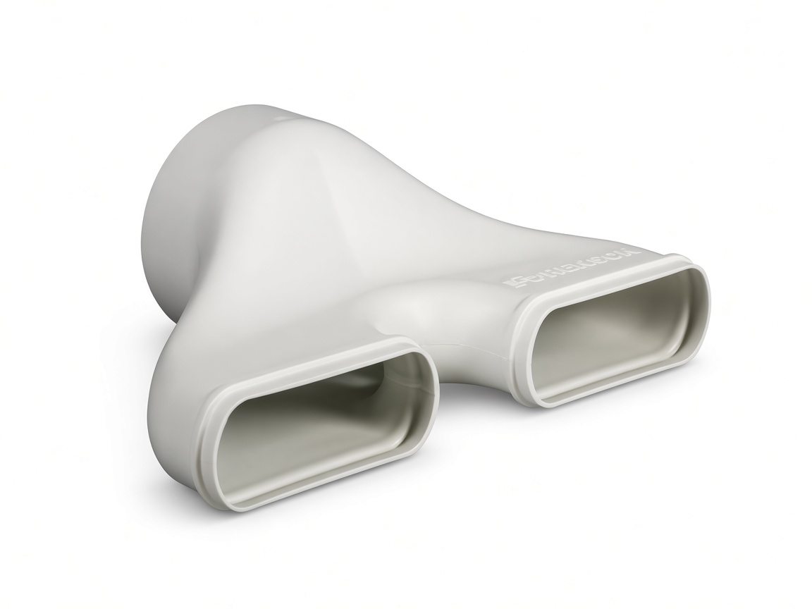 Easyflex D125 х 2 шт. 140 х 60 мм. двойной прямой адаптер на 125 мм.