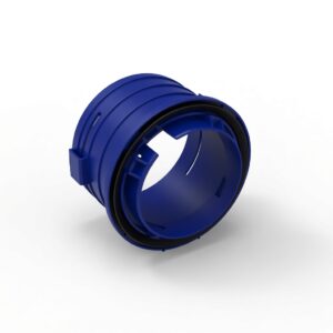 Easyflex round, фитинг для круглого воздуховода Ø90 для накладного монтажа