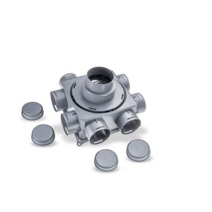 Коллектор 208 8x Ø 75/63 мм ПП, соединение вертикальное (арт. 188646)