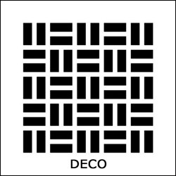 XD75 DECO решетка 170 x 170 мм., Ø125 мм., про-во Бельгия (арт. 801117)