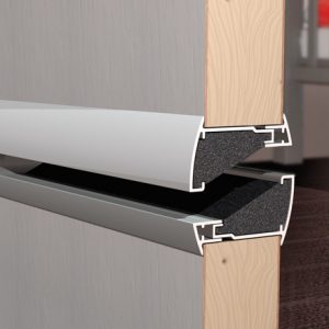 Silendo WHITE переточная звукопоглощающая дверная решетка из алюминия, цвет белый, Бельгия