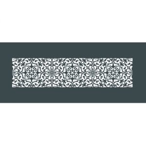 Решётка D5 Flora металл антрацит