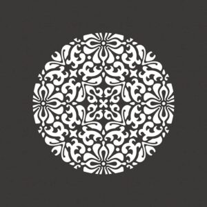 Решётка D5 Flora мини металл антрацит