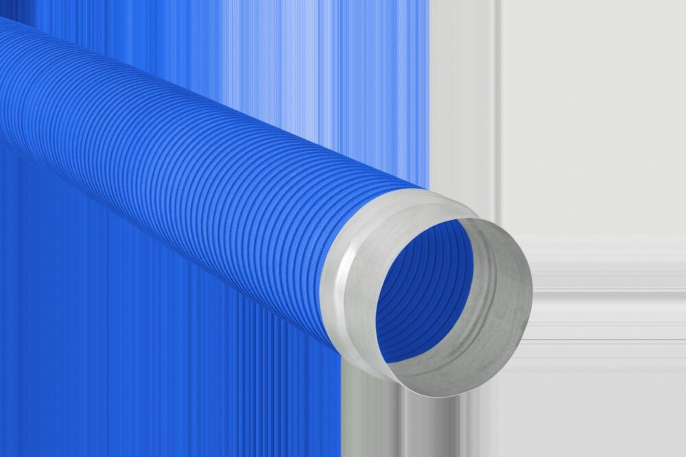 Smoothdec синий (Blue) — воздуховод 090 мм × 15 м