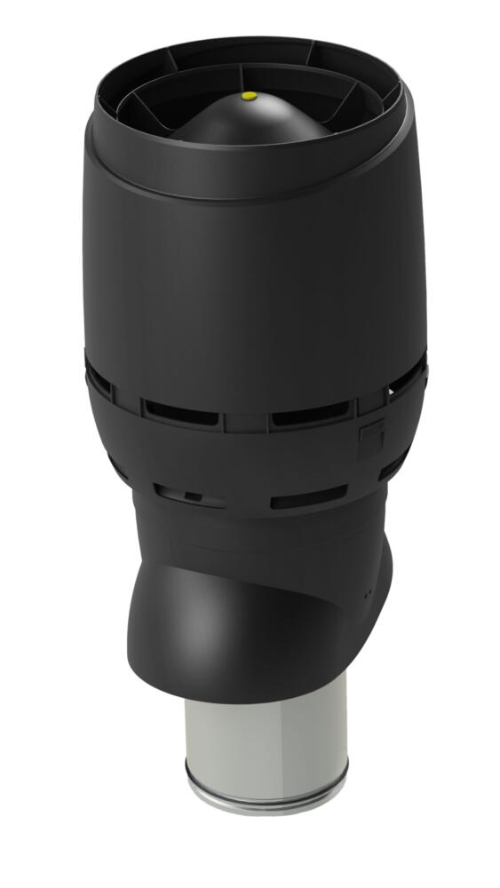 VILPE FLOW XL-200/ИЗ/500 — вент. выход, чёрный