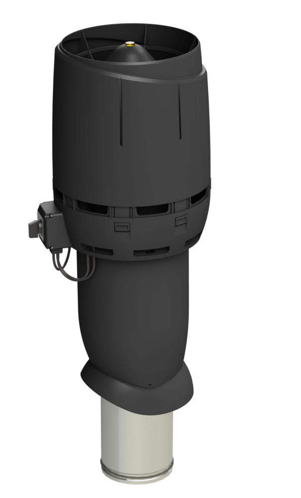VILPE FLOW ECo160P/700 — крышный вентилятор, чёрный