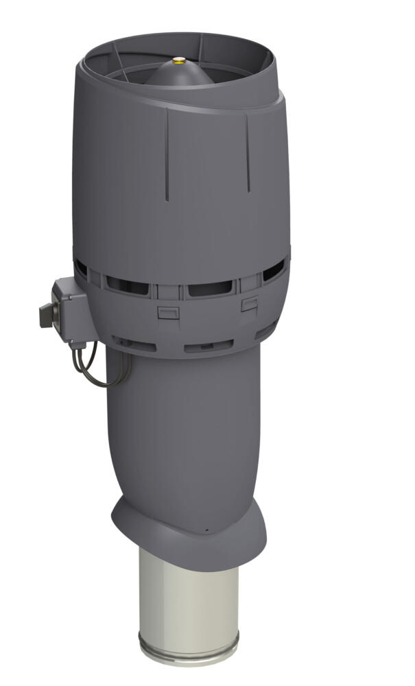VILPE FLOW ECo160P/700 — крышный вентилятор, серый