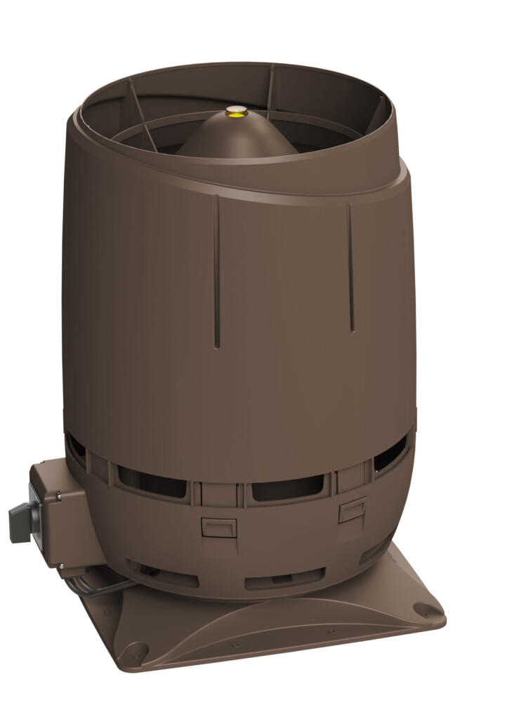 VILPE FLOW ECo125S — крышный вентилятор, коричневый