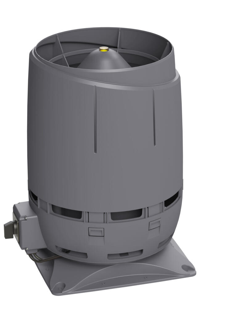 VILPE FLOW ECo160S — крышный вентилятор, серый
