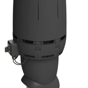 VILPE FLOW ECo125P/500 — крышный вентилятор, чёрный