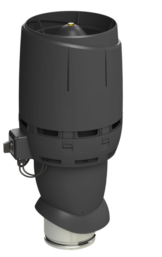 VILPE FLOW ECo160P/500 — крышный вентилятор, чёрный