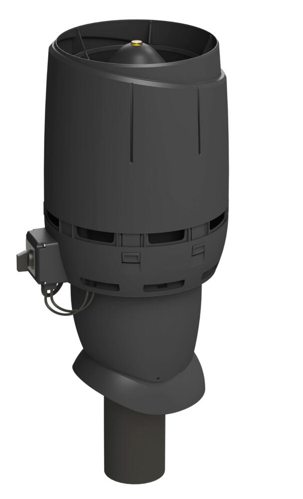 VILPE FLOW ECo110P/500 — крышный вентилятор, чёрный