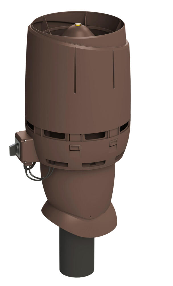VILPE FLOW ECo110P/500 — крышный вентилятор, коричневый