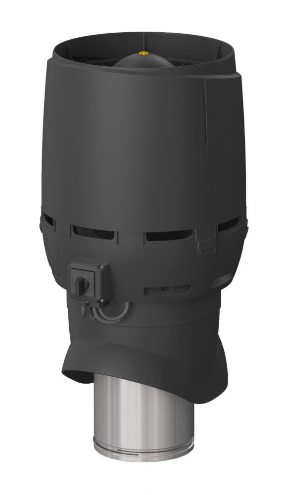 VILPE FLOW ECo200P/500 — крышный вентилятор, чёрный