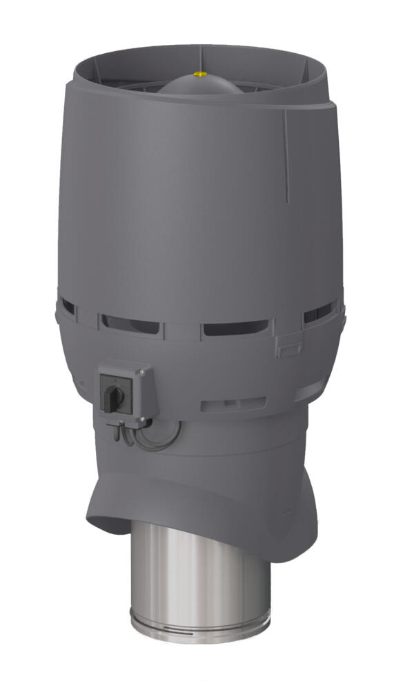 VILPE FLOW ECo200P/500 — крышный вентилятор, серый