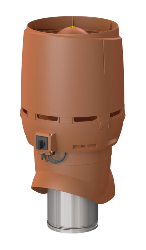 VILPE FLOW ECo200P/500 — крышный вентилятор, кирпичный