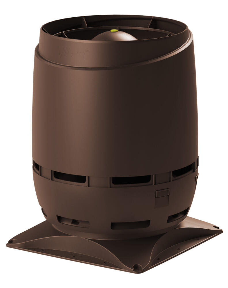 VILPE FLOW ECo200S — крышный вентилятор, коричневый