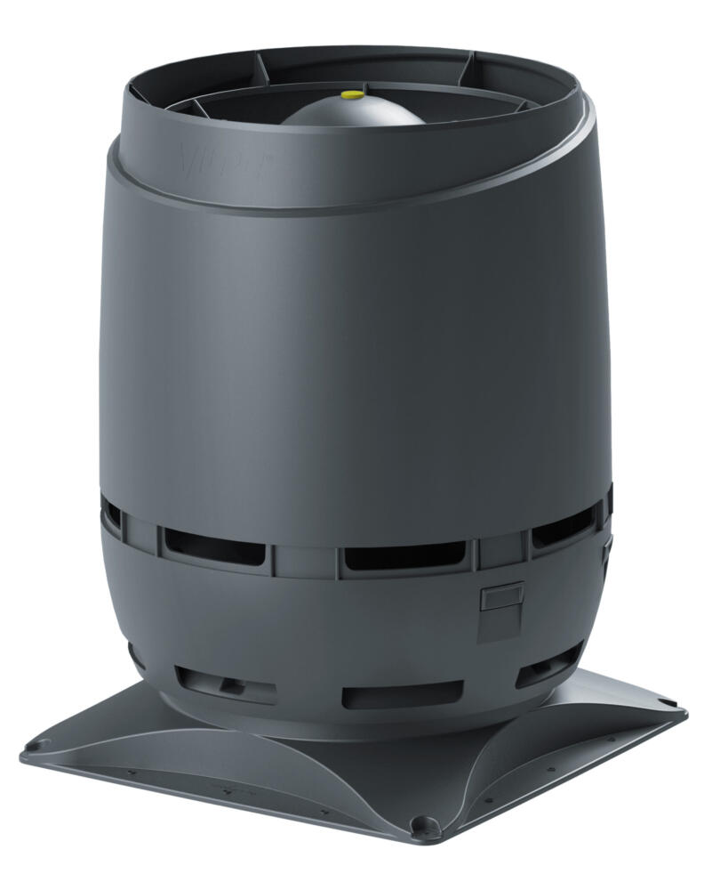 VILPE FLOW ECo200S — крышный вентилятор, серый