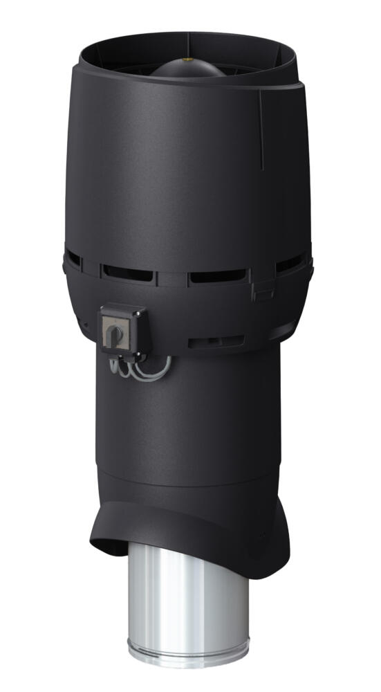 VILPE FLOW ECo200P/700 — крышный вентилятор, чёрный