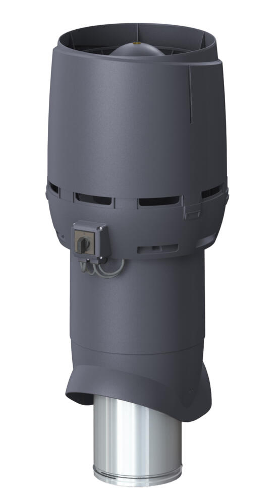 VILPE FLOW ECo200P/700 — крышный вентилятор, серый