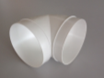 Easyflex — угол 90° round/round Ø125 (0,25 м)
