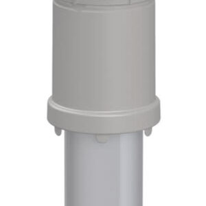 VILPE FLOW 125C/ИЗ/400 — навершие, светло-серый