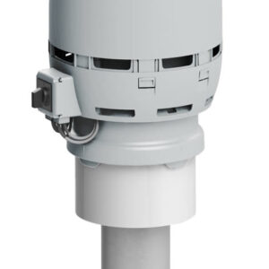 VILPE FLOW ECo125C/400 — крышный вентилятор, светло-серый