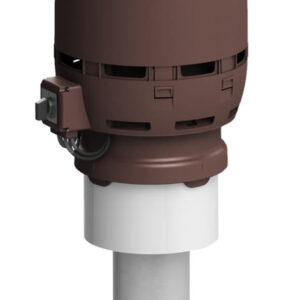 VILPE FLOW ECo125C/400 — крышный вентилятор, коричневый