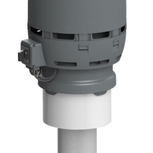 VILPE FLOW ECo125C/400 — крышный вентилятор, серый