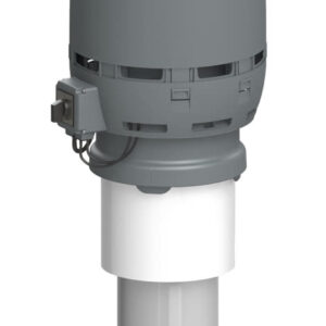 VILPE FLOW ECo160C/400 — крышный вентилятор, серый