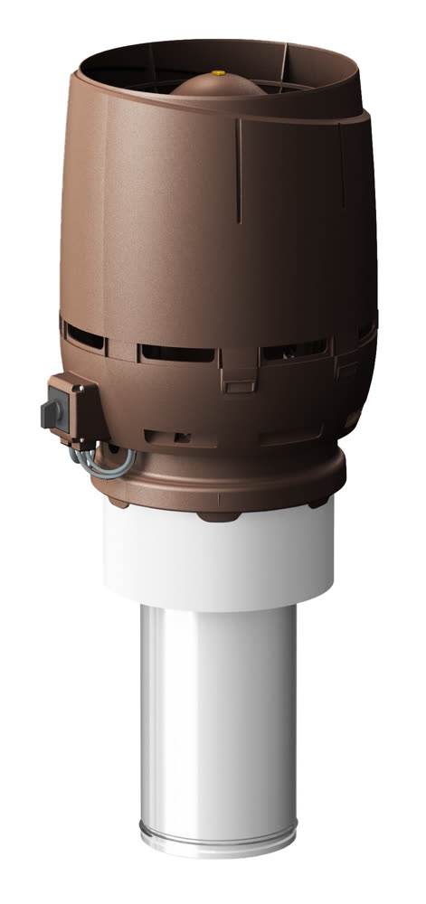 VILPE FLOW ECo200C/450 XL — крышный вентилятор, коричневый