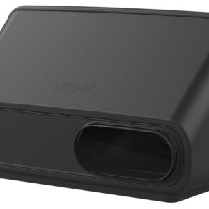 VILPE IO 160 — настенный приточно-вытяжной элемент, чёрный
