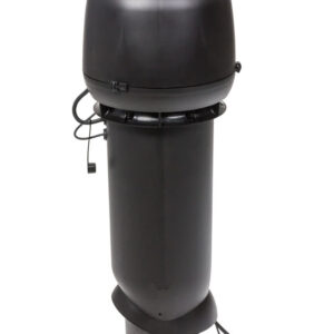 VILPE ECo190P/125/700 — крышный вентилятор со старым типом колпака, чёрный