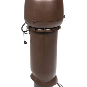 VILPE ECo190P/125/700 — крышный вентилятор со старым типом колпака, коричневый