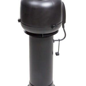VILPE ECo110P/110/700 — крышный вентилятор со старым типом колпака, чёрный