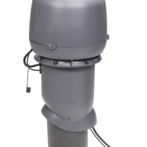 VILPE ECo190P/125/500 — крышный вентилятор со старым типом колпака, серый