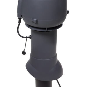 VILPE ECo110P/110/500 — крышный вентилятор со старым типом колпака, серый