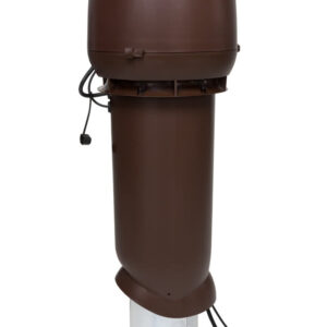 VILPE ECo220P/160/700 — крышный вентилятор со старым типом колпака, коричневый