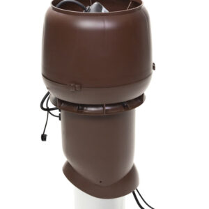 VILPE ECo220P/160/500 — крышный вентилятор со старым типом колпака, коричневый