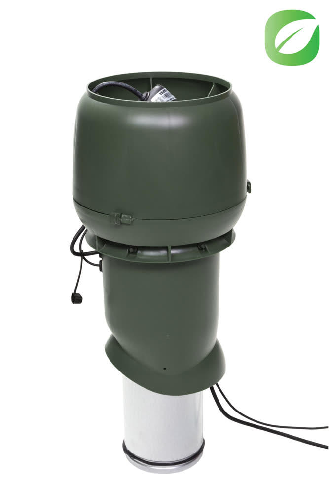 VILPE ECo220P/160/500 — крышный вентилятор со старым типом колпака,