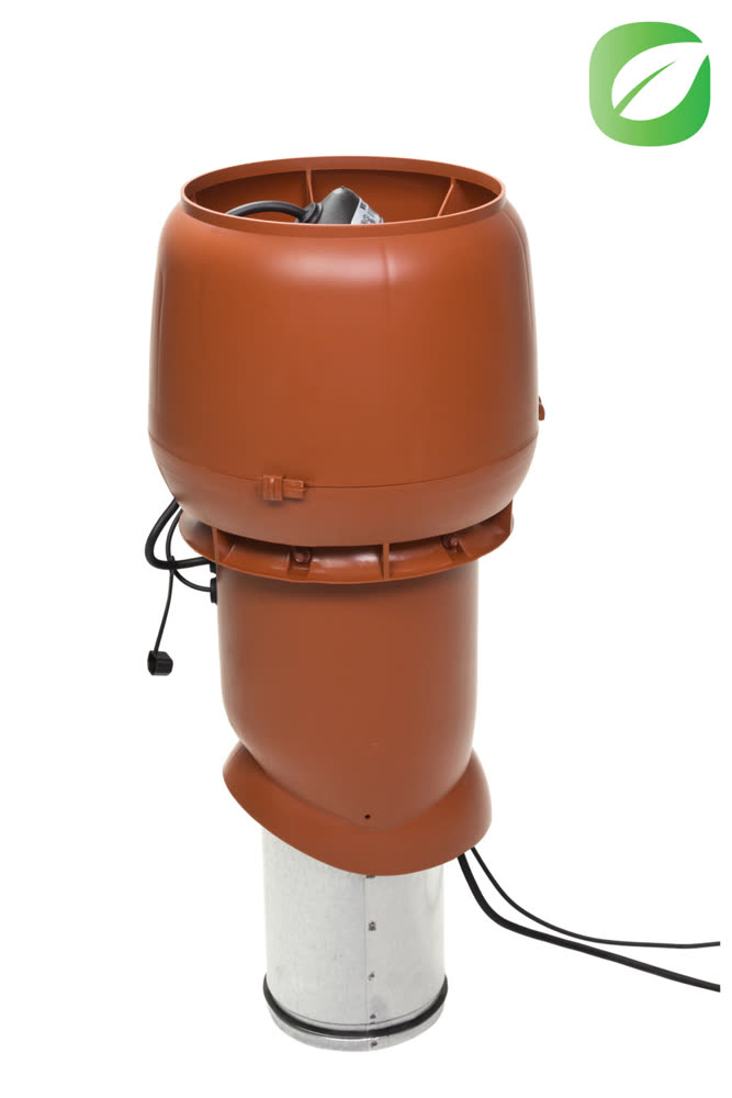 VILPE ECo220P/160/500 — крышный вентилятор со старым типом колпака,