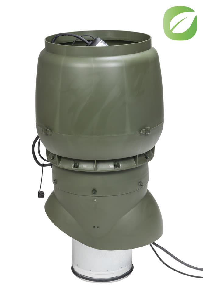 VILPE ECo250P/200/500 — крышный вентилятор со старым типом колпака,