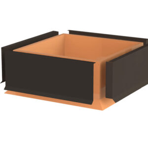 VILPE MULTIROOF 300 FLASHING SET, чёрный