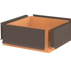 VILPE MULTIROOF 300 FLASHING SET, серый