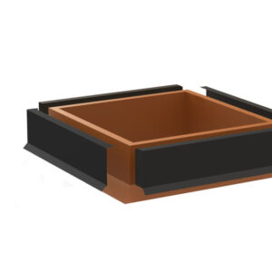VILPE MULTIROOF 200 FLASHING SET, чёрный
